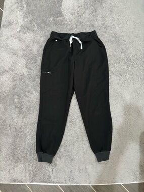 Large FIGS Black Scrub Pants